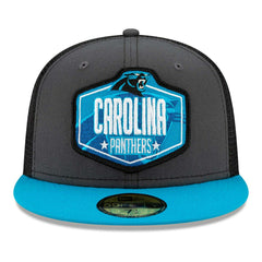 Carolina Panthers Official 2021 NFL Draft New Era 59FIFTY Fitted Cap Lifestyle