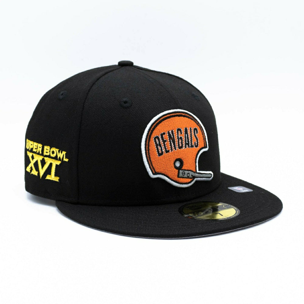 Cincinnati Bengals Super Bowl XVI New Era 59FIFTY Fitted NFL Cap Taass for sale