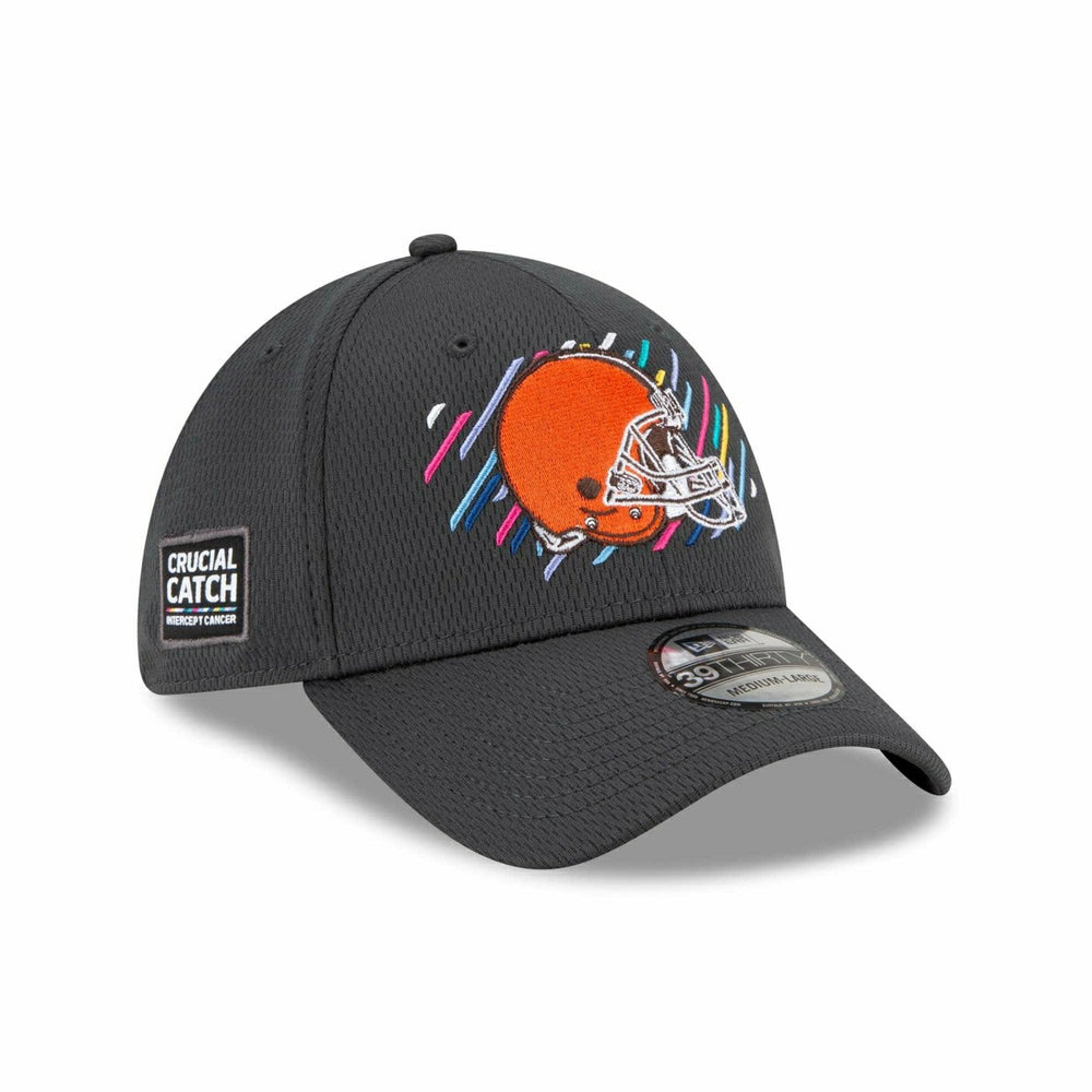 Cleveland Browns 2021 NFL On-Field Crucial Catch New Era 39THIRTY Flex Fit Cap Taass US