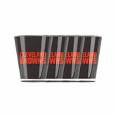 Cleveland Browns NFL Insulated Acrylic Shot Glasses Set (4-Piece) Lifestyle