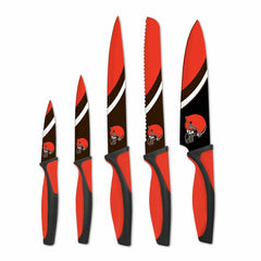 Cleveland Browns NFL 5-Piece Kitchen Knife Set Taass sale