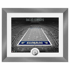Dallas Cowboys Art Deco Stadium Silver Coin Framed NFL Photo Fashion