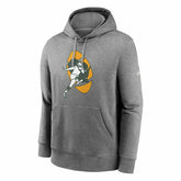 Green Bay Packers Rewind Throwback Fleece NFL Hoodie Grey Taass sale