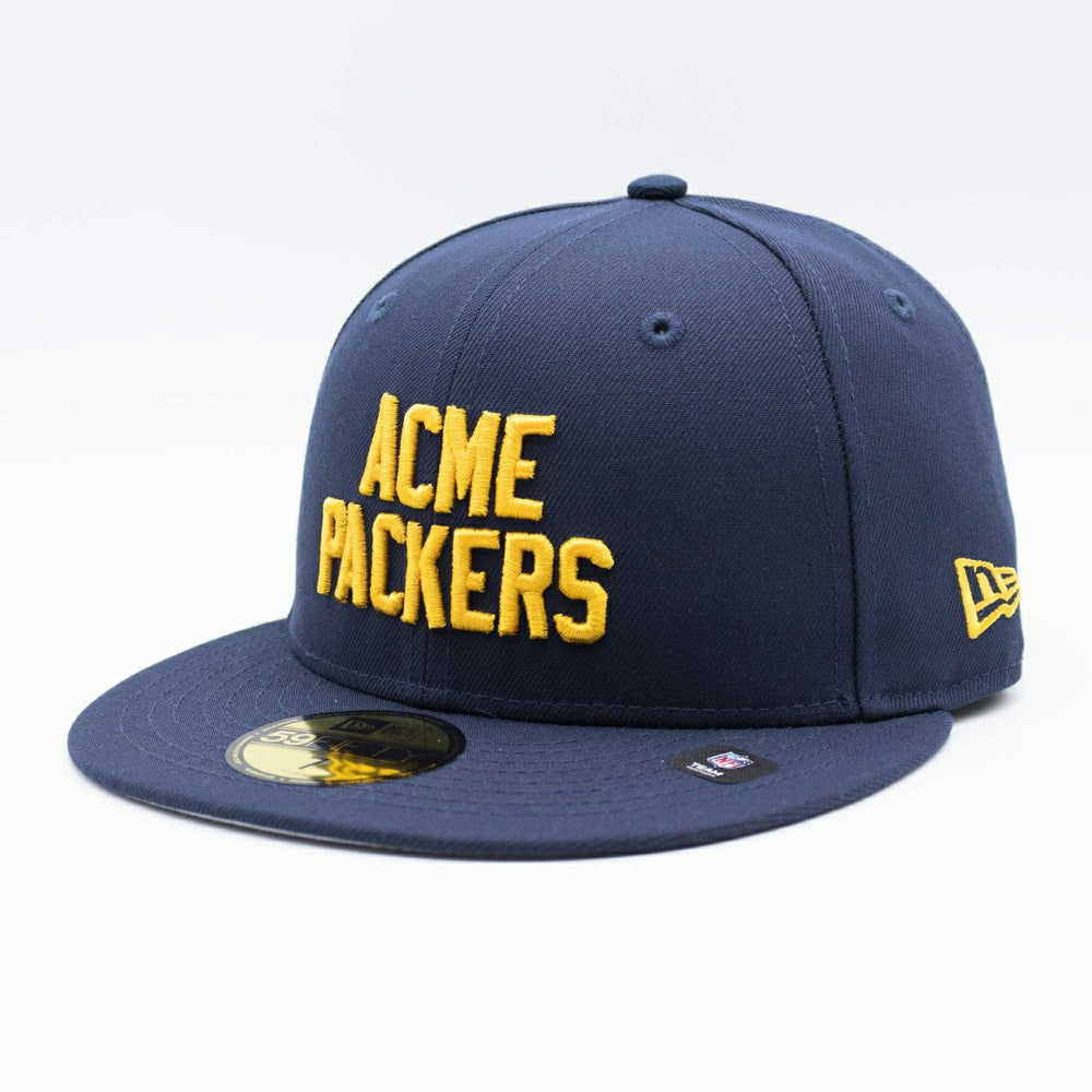 Green Bay Packers ACME PACKERS New Era 59FIFTY Fitted NFL Cap Taass for sale