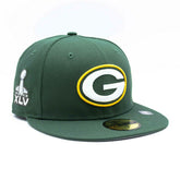 Green Bay Packers Super Bowl XLV New Era 59FIFTY Fitted NFL Cap Taass US