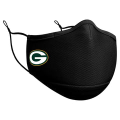 Green Bay Packers Official NFL On-Field Face Mask Black Fashion