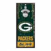 Green Bay Packers NFL Bottle Opener Sign Taass sale
