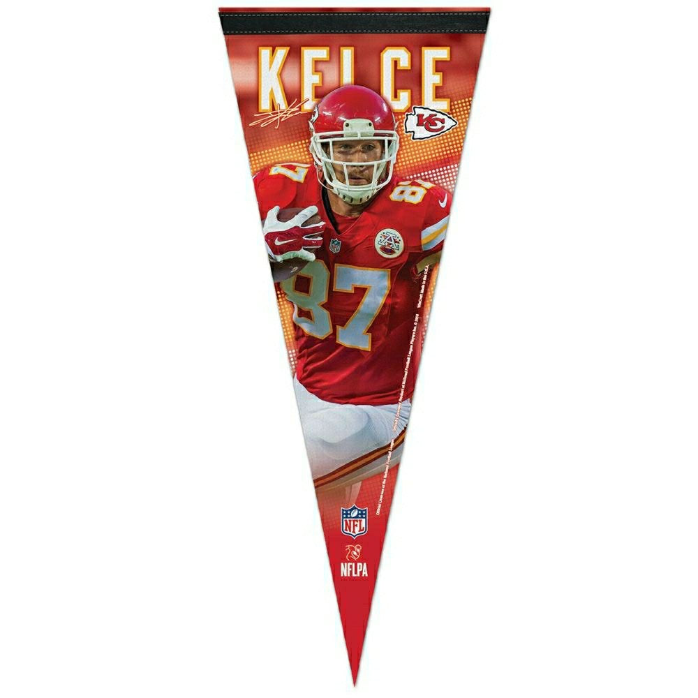 Travis Kelce Kansas City Chiefs Premium NFL Pennant Taass for sale
