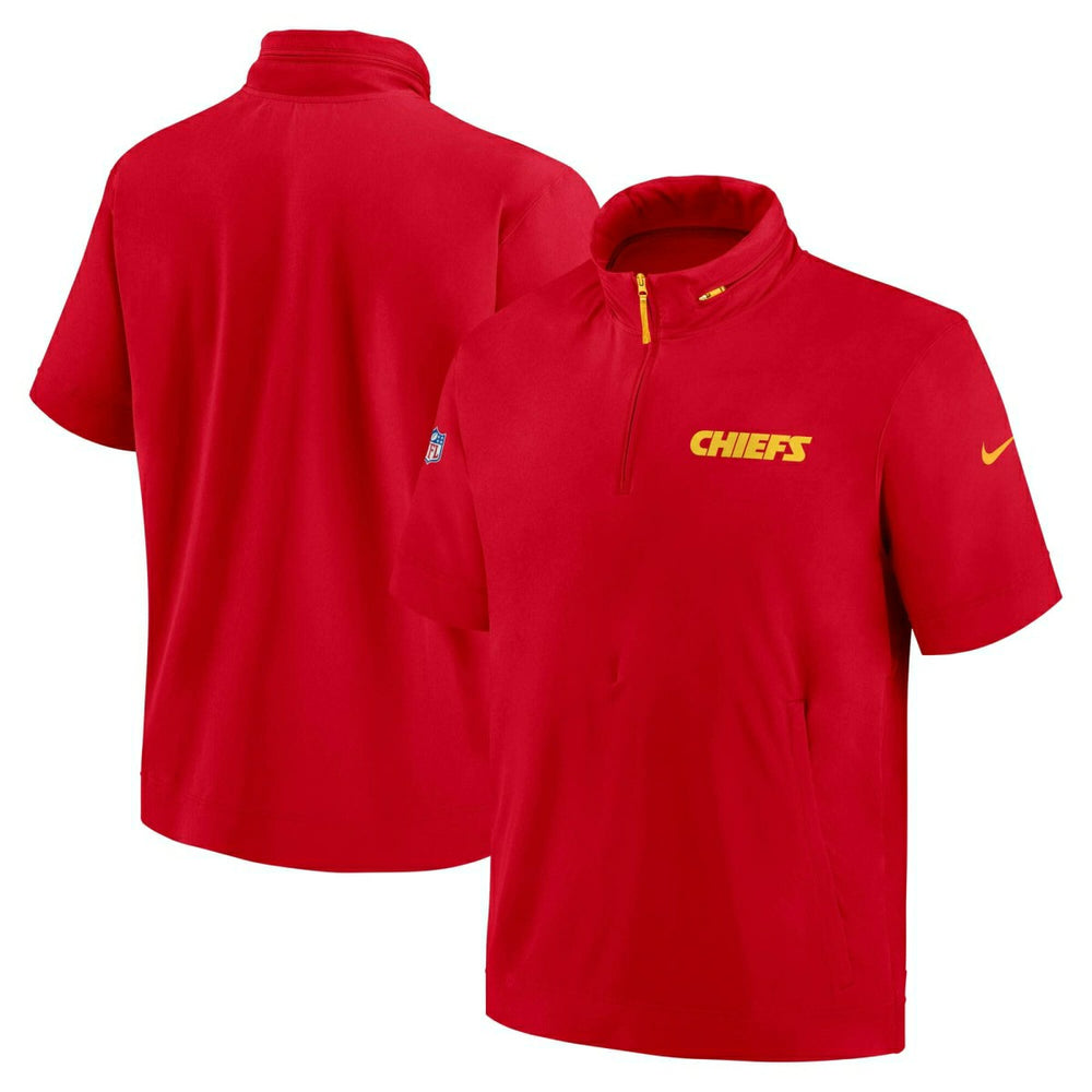 Kansas City Chiefs 2024 NFL Sideline Nike Lightweight Coach Jacket Red Taass sale