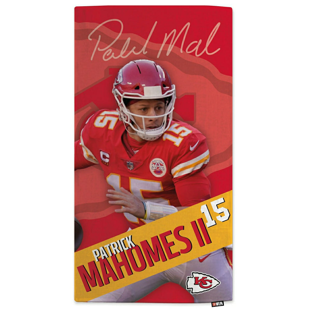 Patrick Mahomes Kansas City Chiefs NFL Beach Towel Taass sale