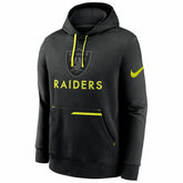 Las Vegas Raiders Nike VOLT NFL Hoodie Black Lifestyle