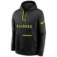 Las Vegas Raiders Nike VOLT NFL Hoodie Black Lifestyle