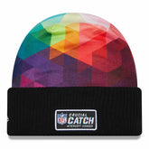 Las Vegas Raiders 2023 NFL On-Field Crucial Catch New Era Knit Hat Taass sale