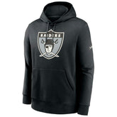 Las Vegas Raiders Rewind Logo Nike Club NFL Hoodie Black Classic