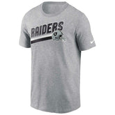 Las Vegas Raiders Blitz Nike Essential NFL T-Shirt Grey Fashion