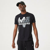 Las Vegas Raiders Gradient New Era NFL T-Shirt Black Classic