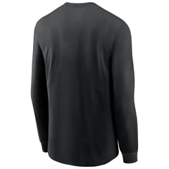 Las Vegas Raiders Team Slogan Nike Long Sleeve Shirt Black Taass US