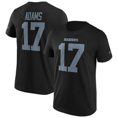 Davante Adams #17 Las Vegas Raiders Player NFL T-Shirt Black Fashion