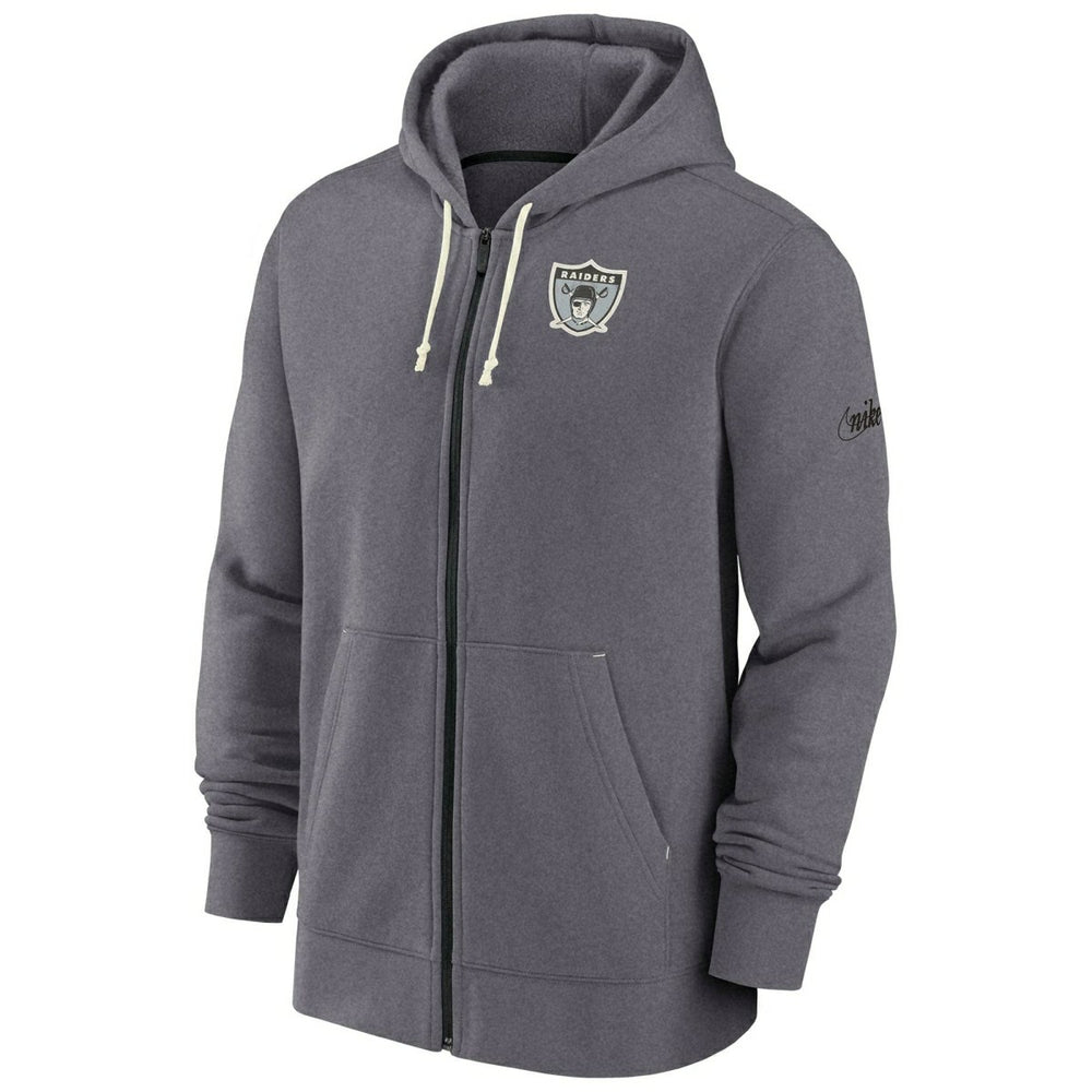 Las Vegas Raiders Historic Nike NFL Full-Zip Fleece Hoodie Gray Taass sale