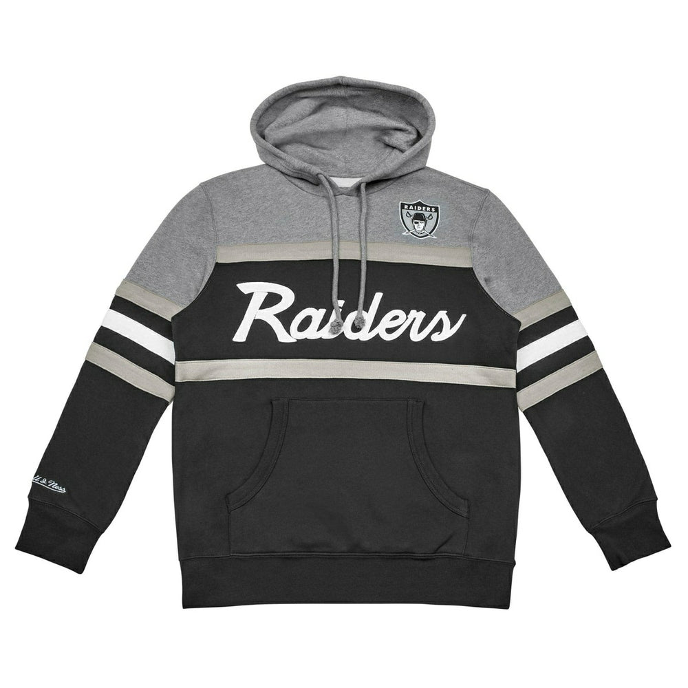 Las Vegas Raiders Head Coach Mitchell & Ness NFL Throwback Football Hoodie Taass sale