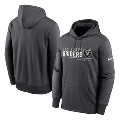 Las Vegas Raiders Community Therma Dri-FIT NFL Hoodie Anthracite Taass for sale
