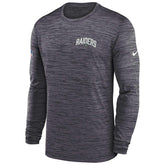 Las Vegas Raiders 2022 NFL Sideline Nike Velocity Performance Longsleeve Shirt Classic