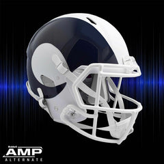Los Angeles Rams AMP Alternate NFL Speed Mini Helmet Taass for sale