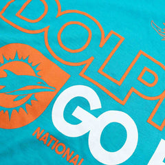 Miami Dolphins Team Slogan Nike Essential NFL T-Shirt Aqua Fashion
