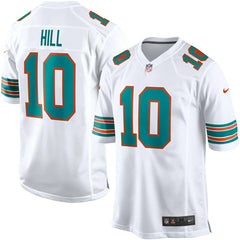 Tyreek Hill #10 Miami Dolphins Classic Nike Game NFL Jersey White Taass sale