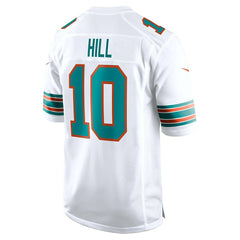 Tyreek Hill #10 Miami Dolphins Classic Nike Game NFL Jersey White Taass sale