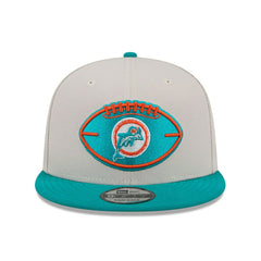 Miami Dolphins Historic 2024 NFL Sideline New Era 9FIFTY Snapback Cap Taass for sale