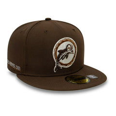 Miami Dolphins Walnut Super Bowl VII New Era 59FIFTY Fitted NFL Cap Classic