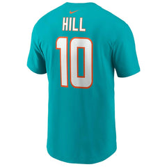 Tyreek Hill #10 Miami Dolphins Nike Player NFL T-Shirt Aqua Fashion