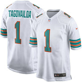 Tua Tagovailoa #1 Miami Dolphins Classic Nike Game NFL Jersey White Taass for sale