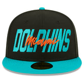 Miami Dolphins 2022 NFL Draft On-Stage New Era 59FIFTY Fitted Cap Classic