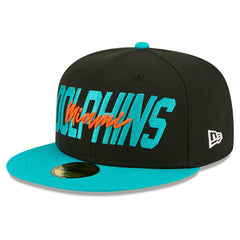 Miami Dolphins 2022 NFL Draft On-Stage New Era 59FIFTY Fitted Cap Classic