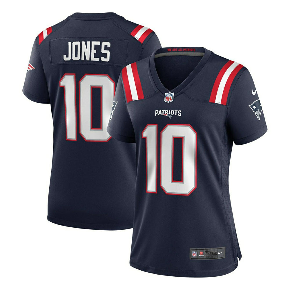 Mac Jones #10 New England Patriots Nike Game NFL Jersey Navy (WOMEN'S) Lifestyle
