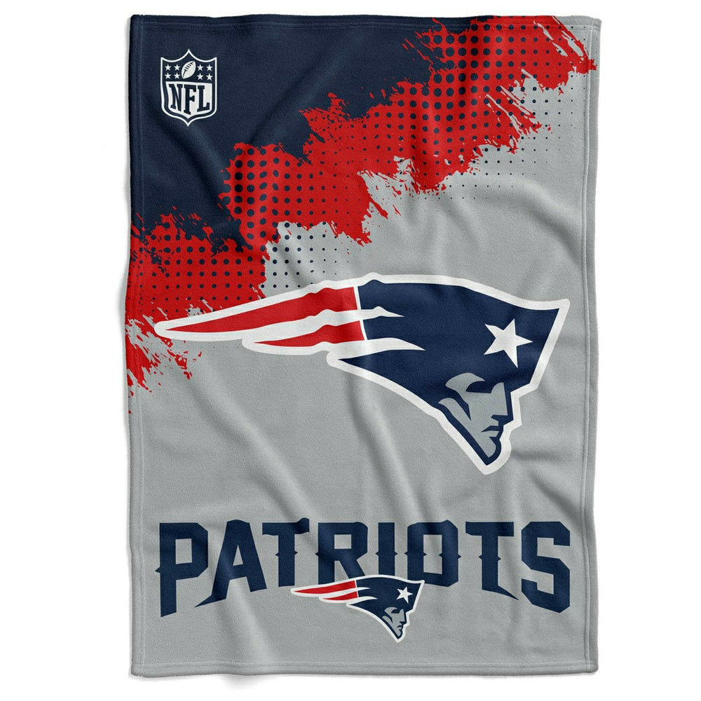 New England Patriots Corner Fleece NFL Blanket Taass sale
