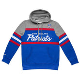 New England Patriots Head Coach Mitchell & Ness NFL Throwback Football Hoodie Taass for sale
