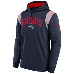 New England Patriots 2022 NFL On-Field Sideline Nike Therma-FIT Hoodie Navy Fashion