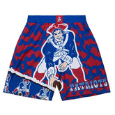 New England Patriots Mitchell & Ness Jumbotron 2.0 NFL Shorts Lifestyle