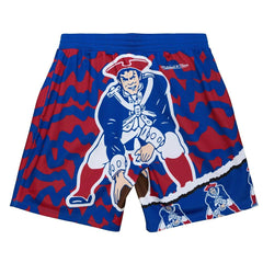 New England Patriots Mitchell & Ness Jumbotron 2.0 NFL Shorts Lifestyle