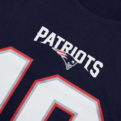 Mac Jones #10 New England Patriots Iconic Player NFL T-Shirt Navy Taass sale