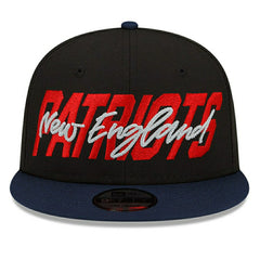 New England Patriots Official 2022 NFL Draft New Era 9FIFTY Snapback Cap Taass for sale