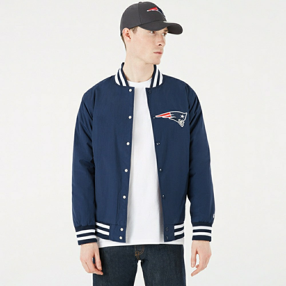 New England Patriots Wordmark New Era NFL Bomber Jacket Taass US