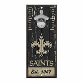 New Orleans Saints NFL Bottle Opener Sign Taass sale
