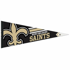 New Orleans Saints Big Logo Premium Football NFL Pennant Taass US