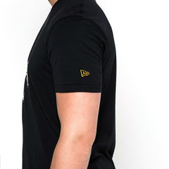 New Orleans Saints Team Logo New Era NFL T-Shirt Black Fashion