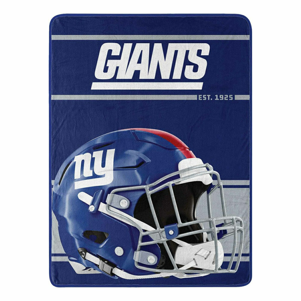 New York Giants Run Super Plush NFL Throw Taass sale