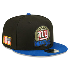 New York Giants 2022 NFL On-Field Salute to Service New Era 9FIFTY Snapback Cap Fashion